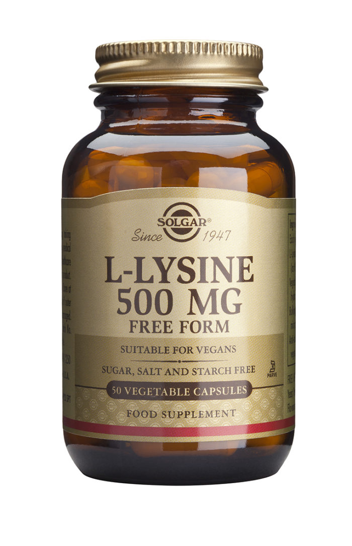 L-LISINA 500 mg. 50 cápsulas vegetales