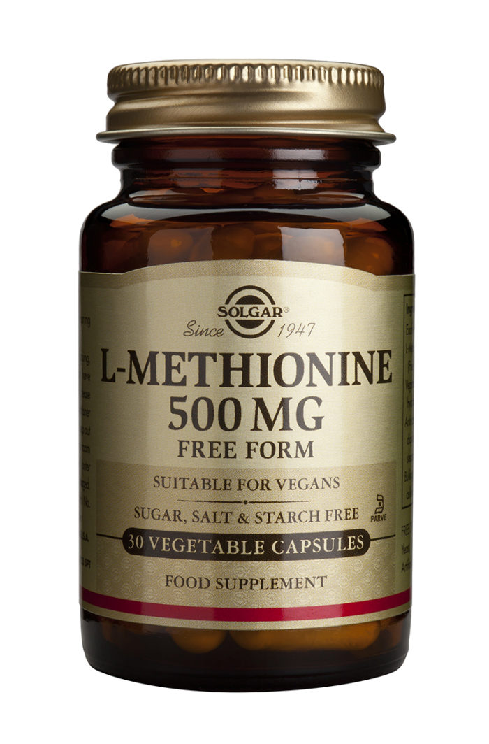 L-METIONINA 500 mg. Cápsulas Vegetales.