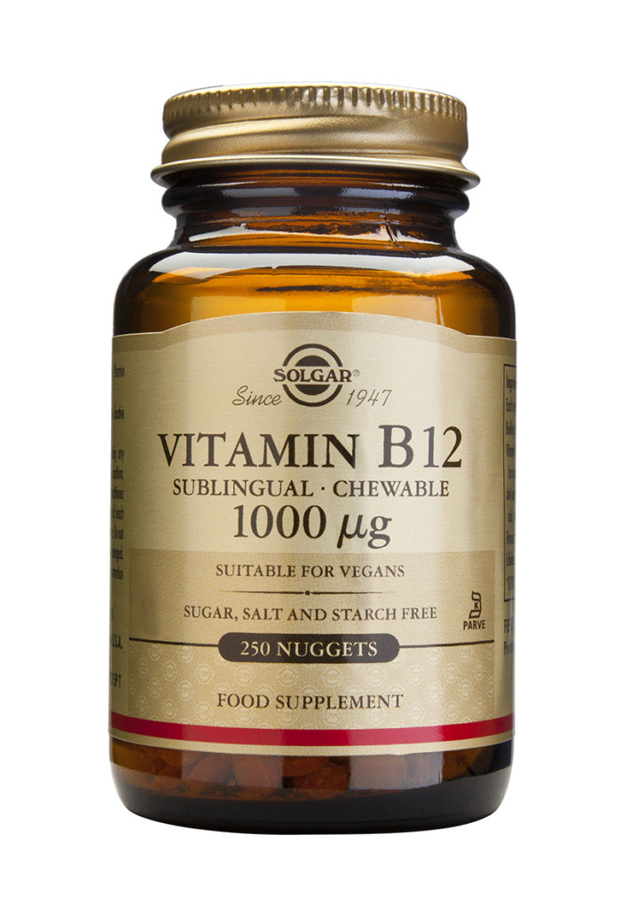 Vitamina B12 masticables