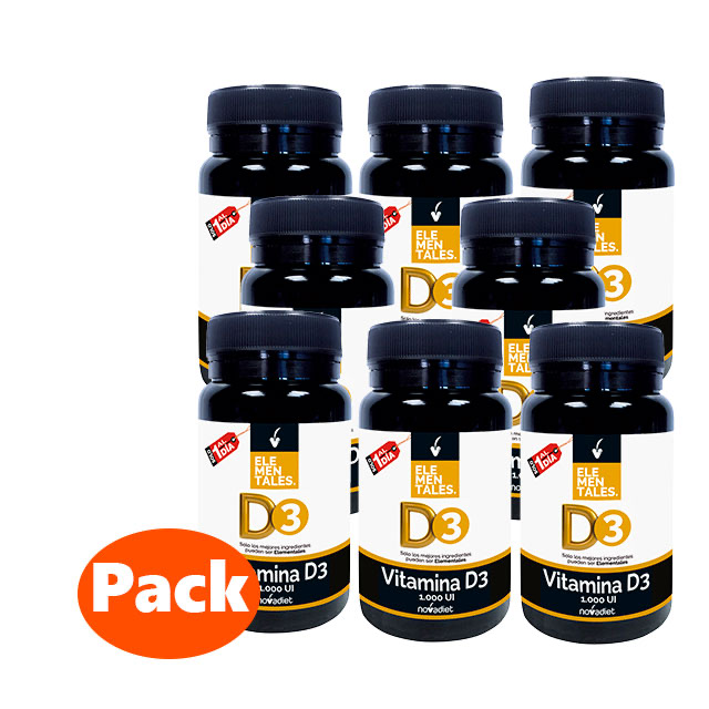 Pack 8 vitamina d3