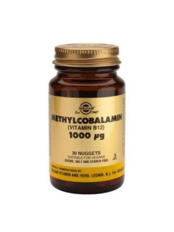 Vitamina B12 1000 μg (Metilcobalamina) - 30 Comprimidos sublinguales - masticables