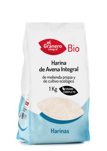 harinas y sémolas HARINA DE AVENA INTEGRAL BIO, 1 Kg
