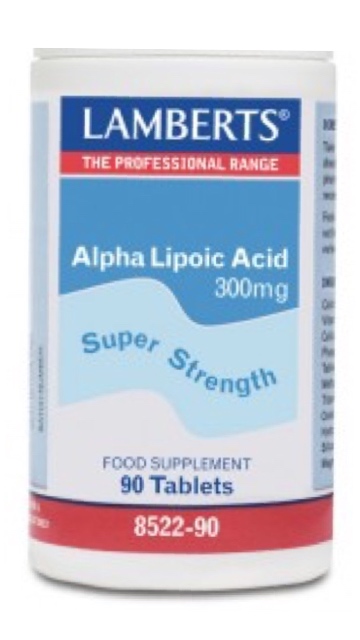 antioxidantes ACIDO ALFALIPOICO 90 TAB 300 MG