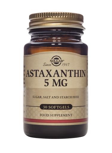 antioxidantes ASTAXANTINA 5mg 30 Caps Blandas.