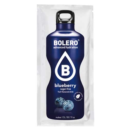 bebidas solubles BOLERO ARANDANO BLUEBERRY SOBRE 9 GRS