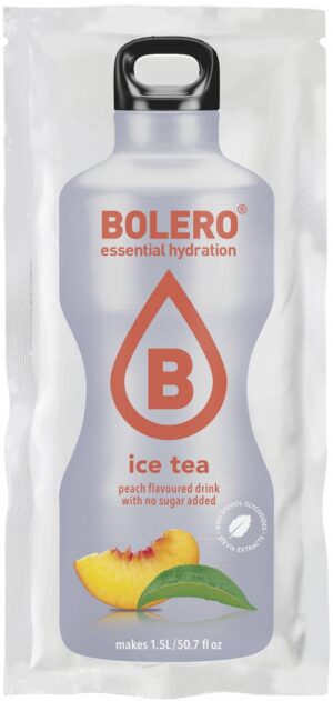 bebidas solubles BOLERO ICE TEA MELOCOTON SOBRE 9GRS