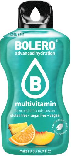 bebidas solubles BOLERO MULTIVITAMIN STICKS 3 GRS