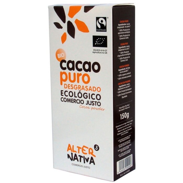 repostería y chocolates CACAO PURO DESGRASADO 150G s/gluten