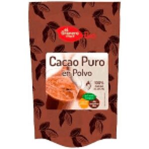 repostería y chocolates CACAO PURO EN POLVO 20-22% MATERIA GRASA BIO 250G
