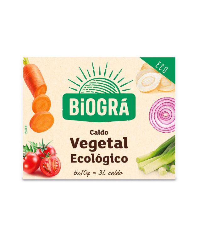 sales, condimentos y salsas CALDO VEGETAL-CUBITOS 6X 10GRS