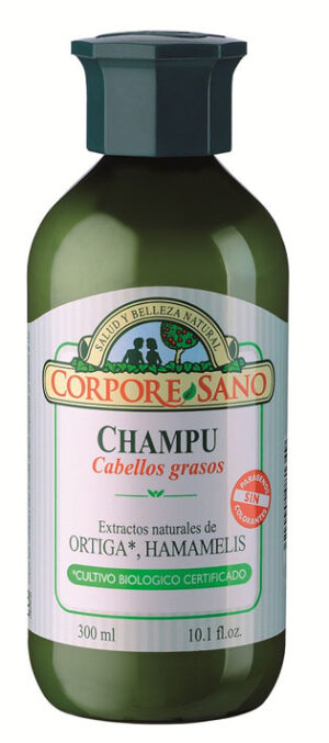 línea capilar CHAMPU ORTIGA Y HAMAMELIS CABELLOS GRASOS 300 ML BIO