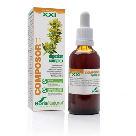 extractos de plantas COMPOSOR 11 DIGESLAN COMPLEX 50 ml S. XXI