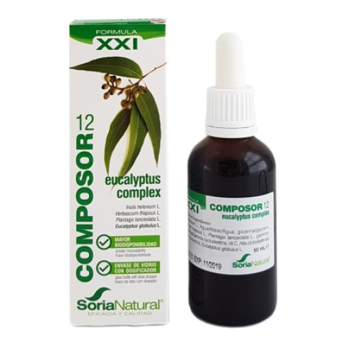 extractos de plantas COMPOSOR 12 - EUCALYPTUS COMPLEX SIGLO XXI 50ML