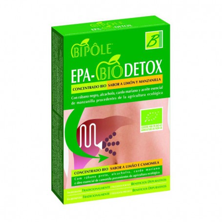 digestivos EPA BIODETOX 20 AMP bio