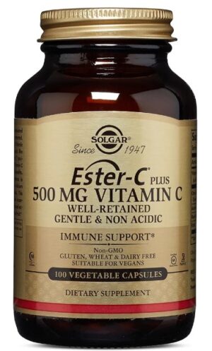 antioxidantes ESTER-C® PLUS 500 mg 100 Cáps Vegetales.