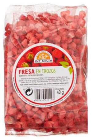 aperitivos y frutos secos FRESA EN TROZOS40 GR,