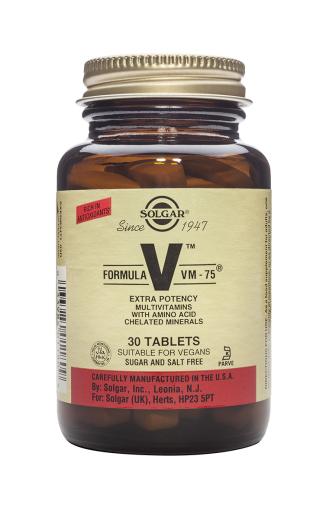 vitaminas FÓRMULA VM-75 (UNO-AL-DÍA). 30 Comprimidos.