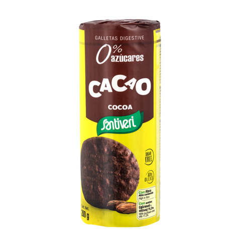 repostería y chocolates GALLETAS DIGESTIVE CACAO 200 GRS
