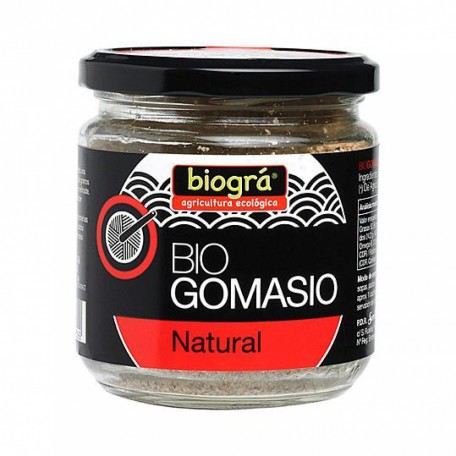 sales, condimentos y salsas Gomasio Natural envase cristal 120grs