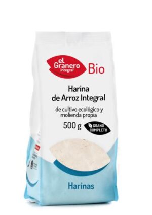 harinas y sémolas HARINA DE ARROZ INTEGRAL BIO, 500 g