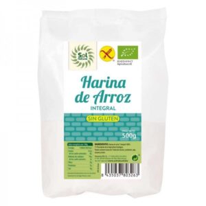 harinas y sémolas HARINA DE ARROZ INTEGRAL S/GLUTEN 500G