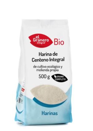 harinas y sémolas HARINA DE CENTENO INTEGRAL BIO, 500 g