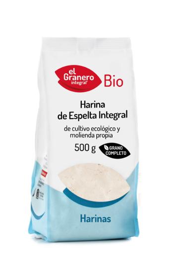 harinas y sémolas HARINA DE ESPELTA INTEGRAL BIO, 500 g