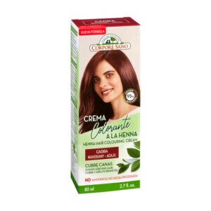 línea capilar HENNA CUBRE CANAS CAOBA BIO 80ML