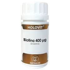 vitaminas y minerales HOLOVIT BIOTINA 400 µg 50 cáp.