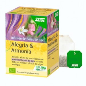 plantas en filtro INFUSION FLORES DE BACH ALEGRIA Y ARMONIA ECO 15 BOLSAS