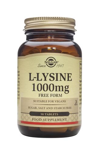 aminoácidos L-LISINA 1.000 mg 50 Comprimidos.