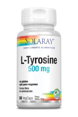 aminoácidos L-TYROSINA 500MG 50 CAP VEG