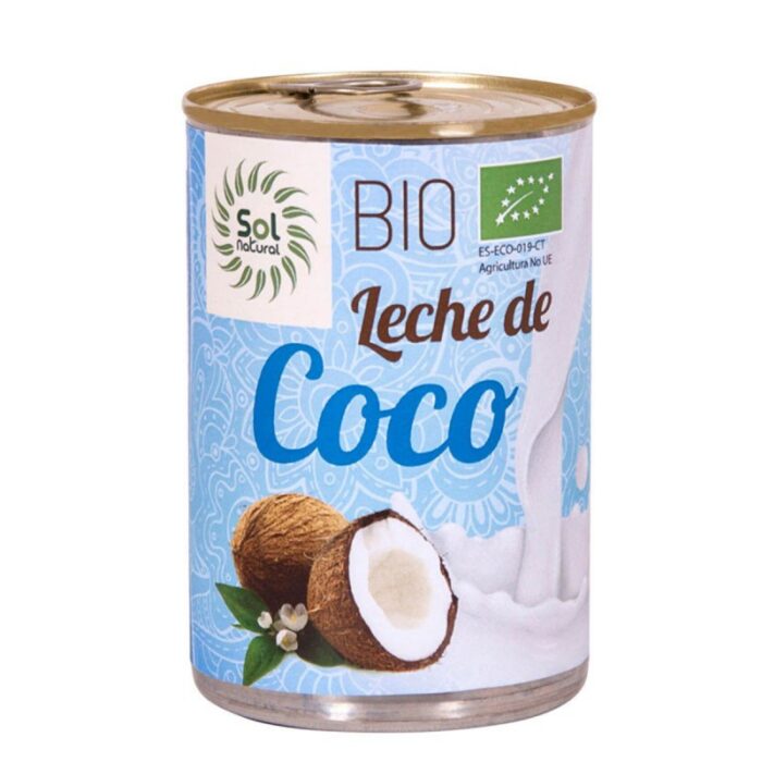 sales, condimentos y salsas LECHE DE COCO BIO LATA 400ML|t