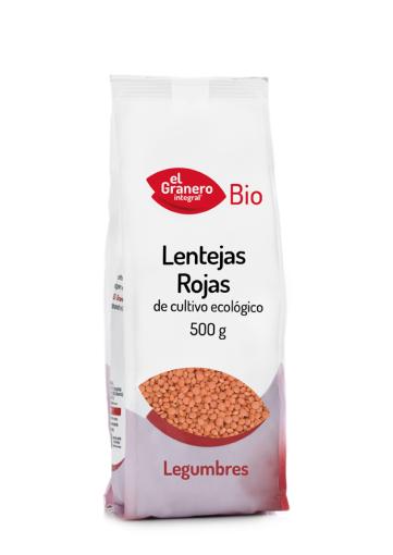legumbres y verduras desecadas LENTEJAS ROJAS BIO, 500 g