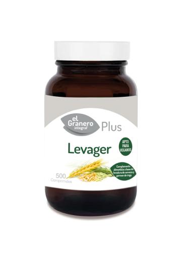 vitaminas LEVAGER (LEVADURA Y GERMEN) 500 COMP, 400 mg
