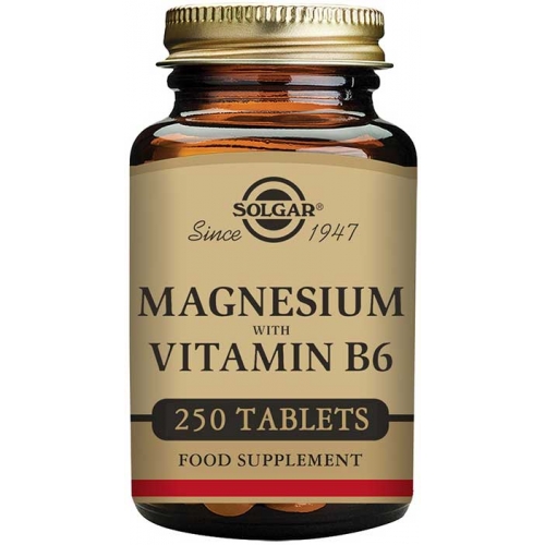 vitaminas MAGNESIO + VITAMINA B6 250 COMPRIMIDOS