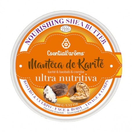 línea corporal MANTEKA DE KARITE ULTRA NUTRITIVA 100GRS