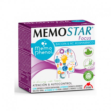 vitaminas y minerales MEMOSTAR FOCUS 78 grs