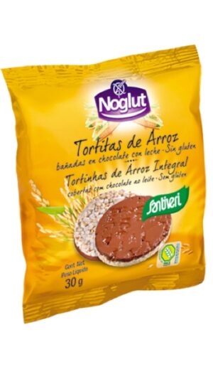 celiacos NOGLUT TORTITAS ARROZ CHOCO.LECHE 2U