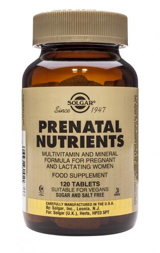 sistema genitourinario NUTRIENTES PRENATALES. 120 Comprimidos.