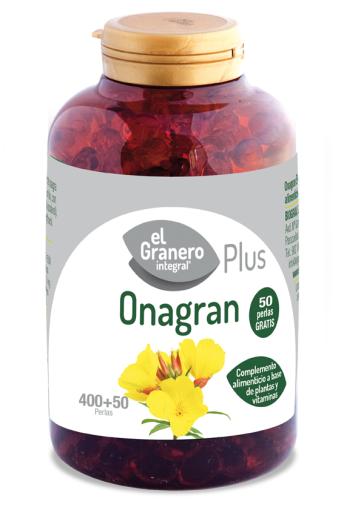 ONAGRAN ACEITE DE ONAGRA, 400+50 perlas, 715 mg