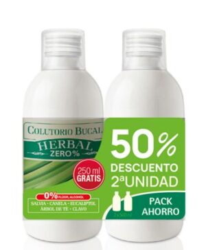 higiene bucal PACK AHORRO COLUTORIO 2ºUD AL 50% 2X500ML