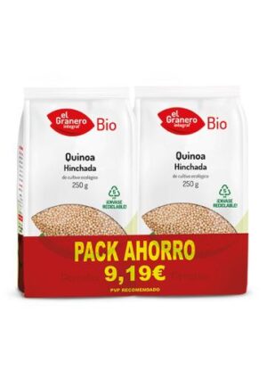 copos, mueslis y salvados PACK QUINOA HINCHADA BIO 2X250G