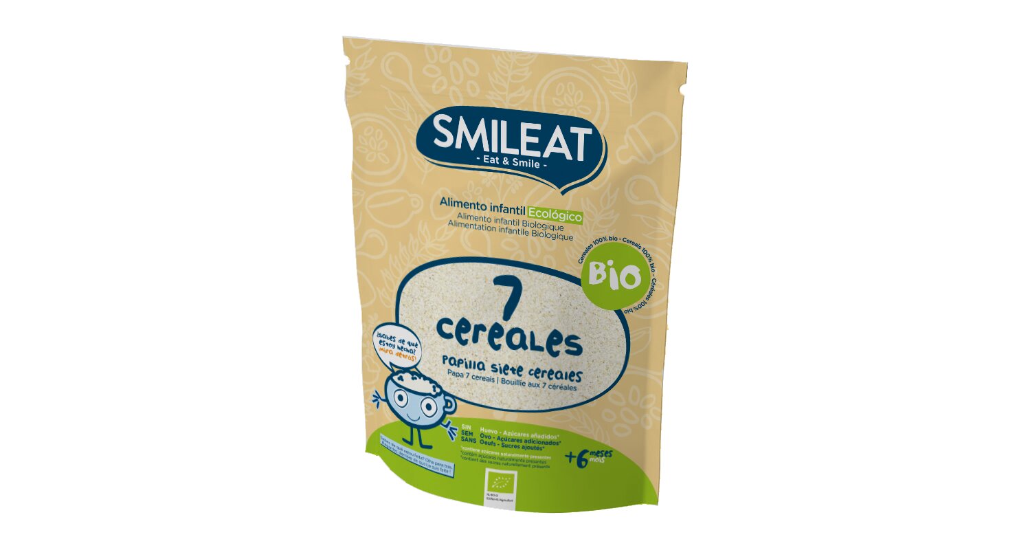 Smileat Papilla 7 Cereales Bio 200g