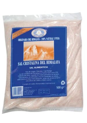 sales, condimentos y salsas SAL CRISTALINA DEL HIMALAYA MOLIDA ROSA, 500 g