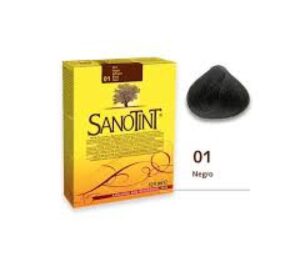 línea capilar SANOTINT CLASSIC 01 NEGRO 125ml