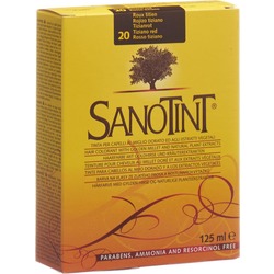 línea capilar SANOTINT Classic 20 Rojizo tiziano 125ML
