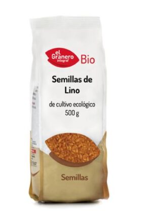granos y semillas SEMILLAS DE LINO BIO, 500 g