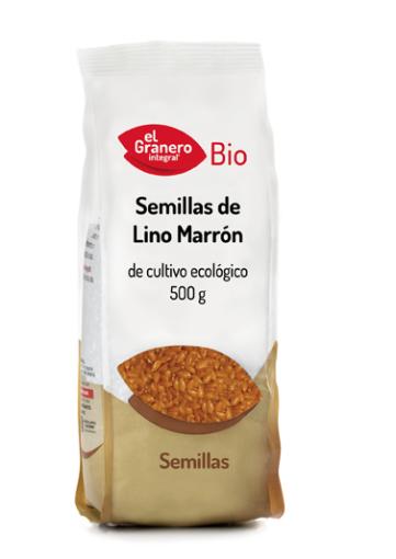 granos y semillas SEMILLAS DE LINO MARRÓN BIO, 400 g