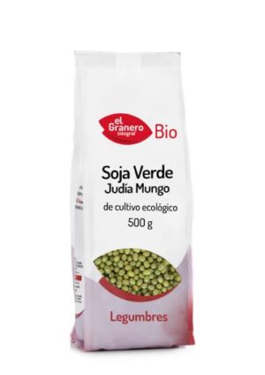 legumbres y verduras desecadas SOJA VERDE (JUDÍA MUNGO) BIO, 500 g